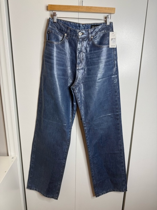 Ag Adriano Goldschmied Denim - Adriano Goldschmied Coated Denim Wide Leg Jeans - $215 NWT